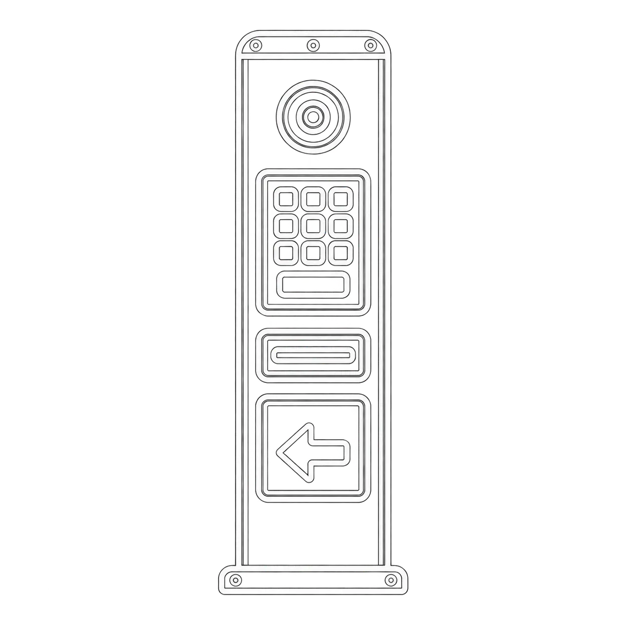 ELTRADE parking system 10 izhodna kolona parking
