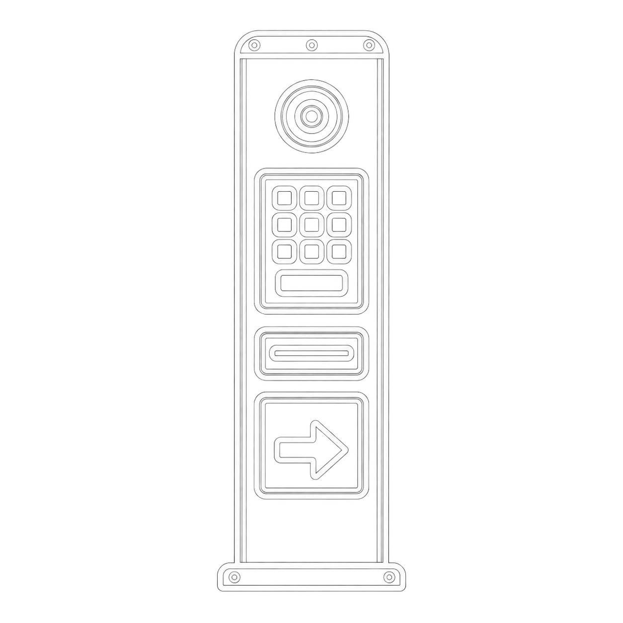 ELTRADE parking system 9 vhodna kolana parking